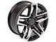 CV34B Machined 6-Lug Wheel; 18x8.5; 26mm Offset (07-14 Tahoe)