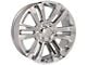 CV44 Chrome 6-Lug Wheel; 24x10; 24mm Offset (07-14 Tahoe)