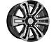 CV44 Gloss Black Machined 6-Lug Wheel; 20x9; 24mm Offset (07-14 Tahoe)