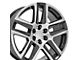 CV63 Gunmetal Machined 6-Lug Wheel; 22x9; 28mm Offset (07-14 Tahoe)