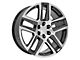 CV63 Gunmetal Machined 6-Lug Wheel; 22x9; 28mm Offset (07-14 Tahoe)