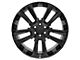 CV68 Black 6-Lug Wheel; 24x10; 28mm Offset (07-14 Tahoe)