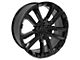 CV68 Black 6-Lug Wheel; 24x10; 28mm Offset (07-14 Tahoe)