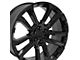 CV68 Black 6-Lug Wheel; 24x10; 28mm Offset (07-14 Tahoe)