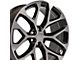 CV98B Black Machined 6-Lug Wheel; 24x10; 24mm Offset (07-14 Tahoe)