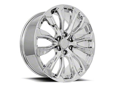 Denali 12-Spoke Replica Chrome 6-Lug Wheel; 22x9; 28mm Offset (07-14 Tahoe)