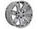 OE Revolution G-06 Hyper Silver 6-Lug Wheel; 22x9; 31mm Offset (07-14 Tahoe)