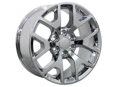 Honeycomb Style Chrome 6-Lug Wheel; 20x9; 27mm Offset (07-14 Tahoe)