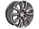 RST Style Gunmetal Machined 6-Lug Wheel; 20x9; 28mm Offset (07-14 Tahoe)