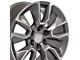 RST Style Gunmetal Machined 6-Lug Wheel; 20x9; 28mm Offset (07-14 Tahoe)