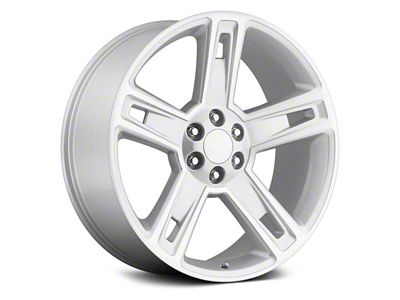 Silverado Replica Gray Machined 6-Lug Wheel; 22x9; 24mm Offset (07-14 Tahoe)