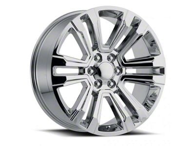 2017 Denali Replica Chrome 6-Lug Wheel; 24x10; 30mm Offset (07-14 Yukon)