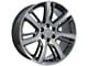 CA88 Machined 6-Lug Wheel; 22x9; 31mm Offset (07-14 Yukon)