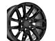 CA90 Black 6-Lug Wheel; 20x9; 28mm Offset (07-14 Yukon)