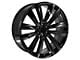 CA91 Black 6-Lug Wheel; 26x10; 28mm Offset (07-14 Yukon)