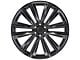 CA91 Satin Black 6-Lug Wheel; 26x10; 28mm Offset (07-14 Yukon)