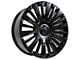 CA92 Satin Black 6-Lug Wheel; 24x10; 28mm Offset (07-14 Yukon)