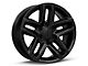 CV34 Gloss Black 6-Lug Wheel; 18x8.5; 26mm Offset (07-14 Yukon)