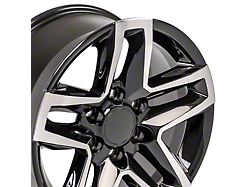 CV34B Machined 6-Lug Wheel; 18x8.5; 26mm Offset (07-14 Yukon)