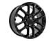 CV67 Satin Black 6-Lug Wheel; 22x9; 28mm Offset (07-14 Yukon)