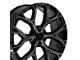 CV98B Black Milled 6-Lug Wheel; 26x10; 24mm Offset (07-14 Yukon)