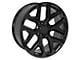 CV98B Black 6-Lug Wheel; 22x9; 24mm Offset (07-14 Yukon)