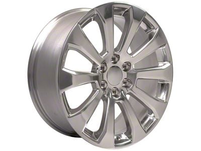 High Country Style Polished 6-Lug Wheel; 22x9; 28mm Offset (07-14 Yukon)