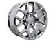 Honeycomb Style Chrome 6-Lug Wheel; 20x9; 27mm Offset (07-14 Yukon)