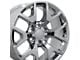 Honeycomb Style Chrome 6-Lug Wheel; 20x9; 27mm Offset (07-14 Yukon)