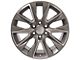 LTZ Style Silver Machined 6-Lug Wheel; 20x9; 28mm Offset (07-14 Yukon)