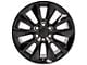 RST Style Black 6-Lug Wheel; 20x9; 28mm Offset (07-14 Yukon)