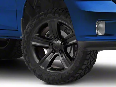 DG65 Gloss Black 5-Lug Wheel; 20x9; 19mm Offset (09-18 RAM 1500)