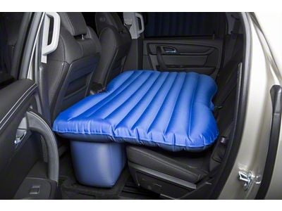 AirBedz Car Mat Inflatable Rear Seat Air Mattress; Blue; 55-Inch x 35.50-Inch x 17.50-Inch (Universal; Some Adaptation May Be Required)