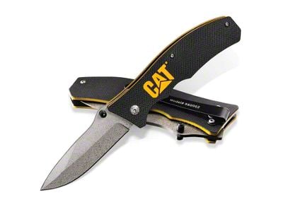 CAT 7-1/2-Inch Drop Point Folding Knife (Universal; Some Adaptation May Be Required)