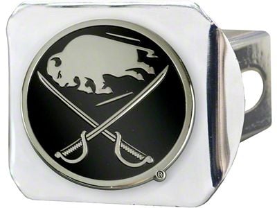 Hitch Cover with Buffalo Sabres Logo (Universal; Some Adaptation May Be Required)