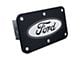 Ford Class III Hitch Cover; Rugged Black (Universal; Some Adaptation May Be Required)