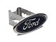 Ford Hitch Cover; Chrome (Universal; Some Adaptation May Be Required)