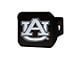 Hitch Cover with Auburn University Logo; Navy (Universal; Some Adaptation May Be Required)