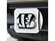 Hitch Cover with Cincinnati Bengals Logo; Chrome (Universal; Some Adaptation May Be Required)