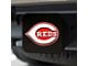 Hitch Cover with Cincinnati Reds Logo; Black (Universal; Some Adaptation May Be Required)