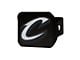 Hitch Cover with Cleveland Cavaliers Logo; Wine (Universal; Some Adaptation May Be Required)