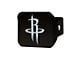 Hitch Cover with Houston Rockets Logo; Black (Universal; Some Adaptation May Be Required)