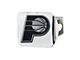 Hitch Cover with Indiana Pacers Logo; Chrome (Universal; Some Adaptation May Be Required)