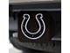 Hitch Cover with Indianapolis Colts Logo; Black (Universal; Some Adaptation May Be Required)