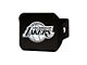 Hitch Cover with Los Angeles Lakers Logo; Purple (Universal; Some Adaptation May Be Required)