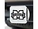 Hitch Cover with Mississippi State University Logo; Chrome (Universal; Some Adaptation May Be Required)