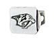 Hitch Cover with Nashville Predators Logo; Chrome (Universal; Some Adaptation May Be Required)