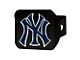 Hitch Cover with New York Yankees Logo; Black (Universal; Some Adaptation May Be Required)