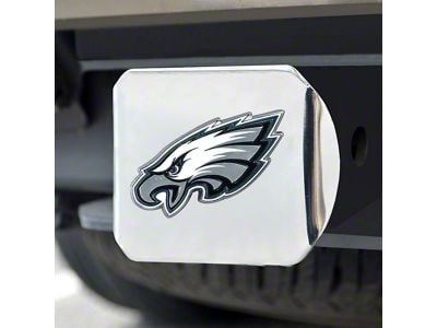 Hitch Cover with Philadelphia Eagles Logo; Green (Universal; Some Adaptation May Be Required)