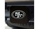 Hitch Cover with San Francisco 49ers Logo; Black (Universal; Some Adaptation May Be Required)